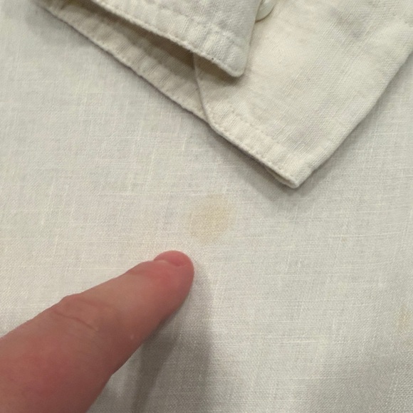 Billy Reid Men’s White Button-Up Shirt 2 Pocket Large - Picture 4 of 7